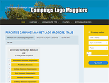 Tablet Screenshot of campingslagomaggiore.nl